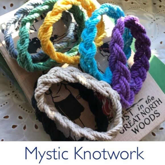 Unisex Mystic Thin Surfur Knot Bracelet Various - Picture 3 of 6